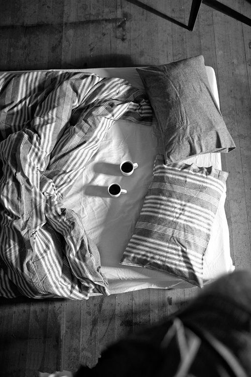 memoryanddesire-stirring:  dreamsinthyme:  Having coffee in bed with You. - six word