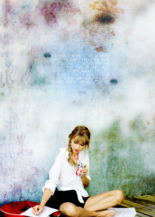 highinfidelities:  And you know, going from being twelve and writing songs about