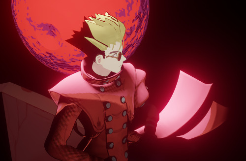 This week I learned how to rig from scratch and a couple of things about shaders, so here’s Vash wit