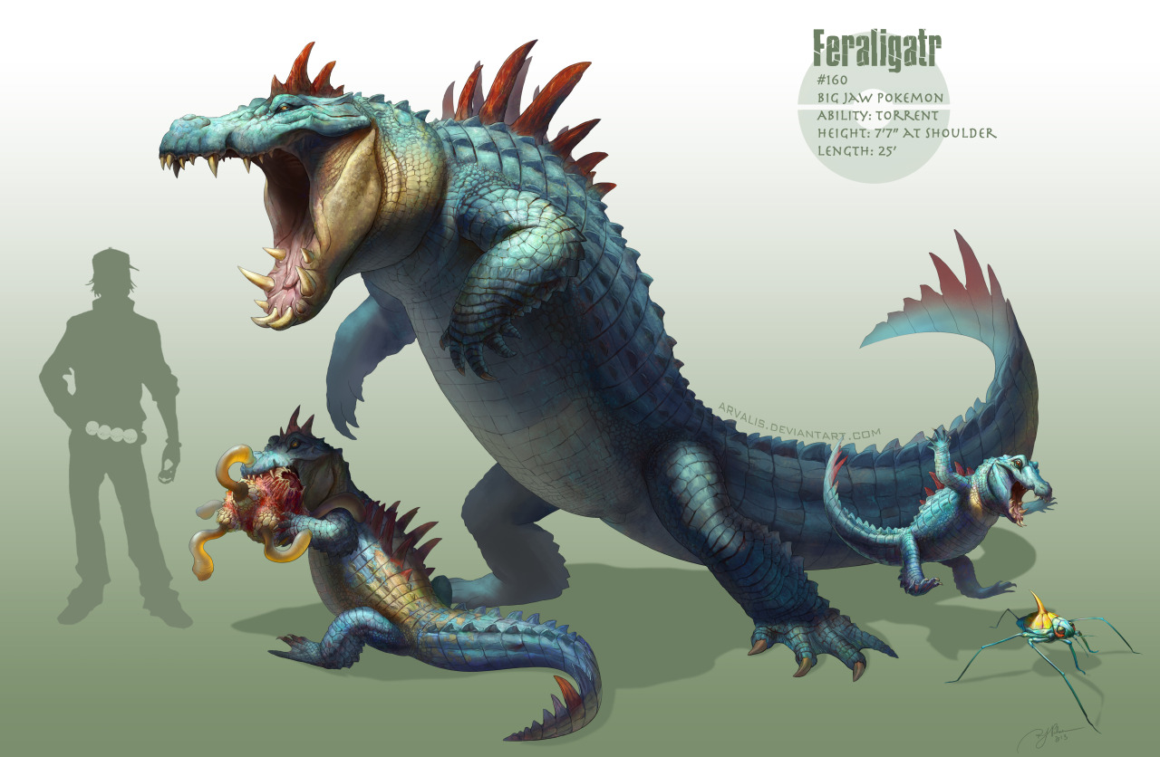 noisulivone:  Pokémon realistic art by arvalis