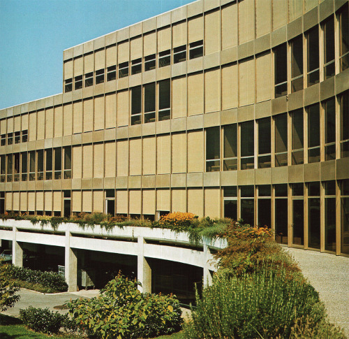 elarafritzenwalden: Office buildingCrissier, Vaud, Switzerland; 1971 Frédéric Brugger(