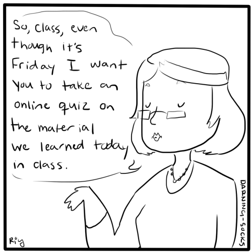 darning-socks:  School logic.