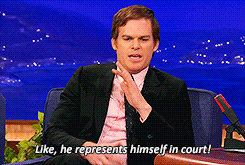 yelyahwilliams:  teamcoco:  Video: Michael C. Hall Wants Dexter To Die Funny  Crush level elevated after watching this segment…….  