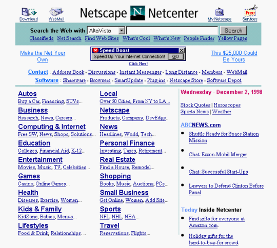 home.netscape.com - December 1998