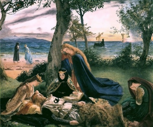 The Death of King Arthur, James Archer, 1860