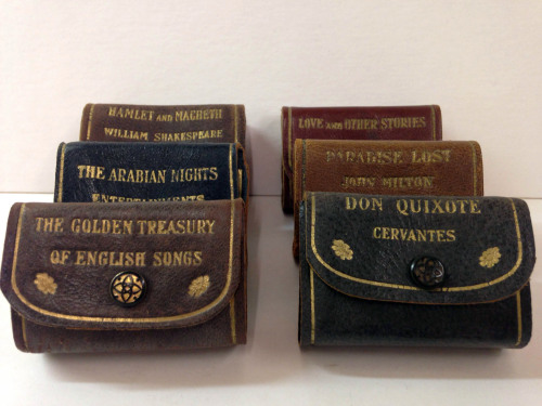 uispeccoll:It’s Miniature Monday, folks!Today we have eight volumes from Miniature Dictionary Publis