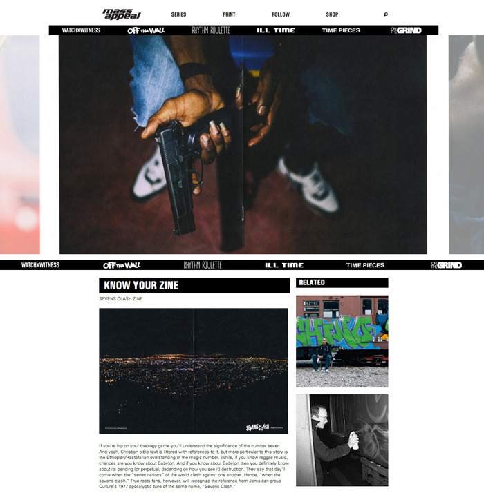 Respect to Mass Appeal for the feature!
Read the piece here & cop the zine here