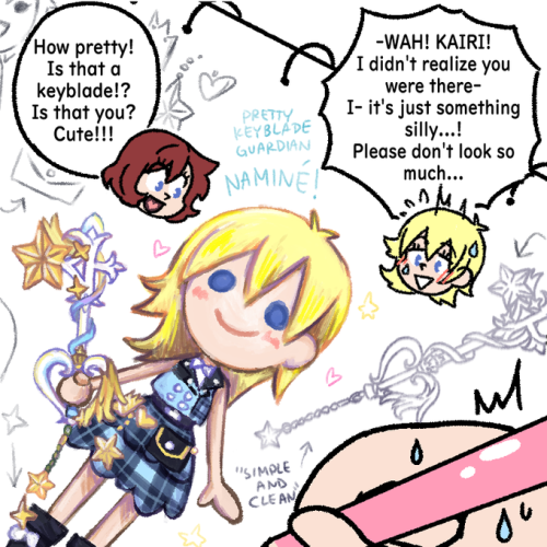 My Namine keyblade fantasy.Yes, the last one is a Utena referencePLEASE DO NOT REPOST, EDIT, OR USE 