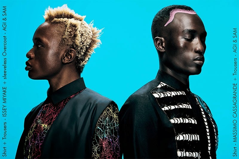 global-fashions:  PETER SPICE,  DENNIS &amp; KRIS AMCK - FACES OF A PRIDE