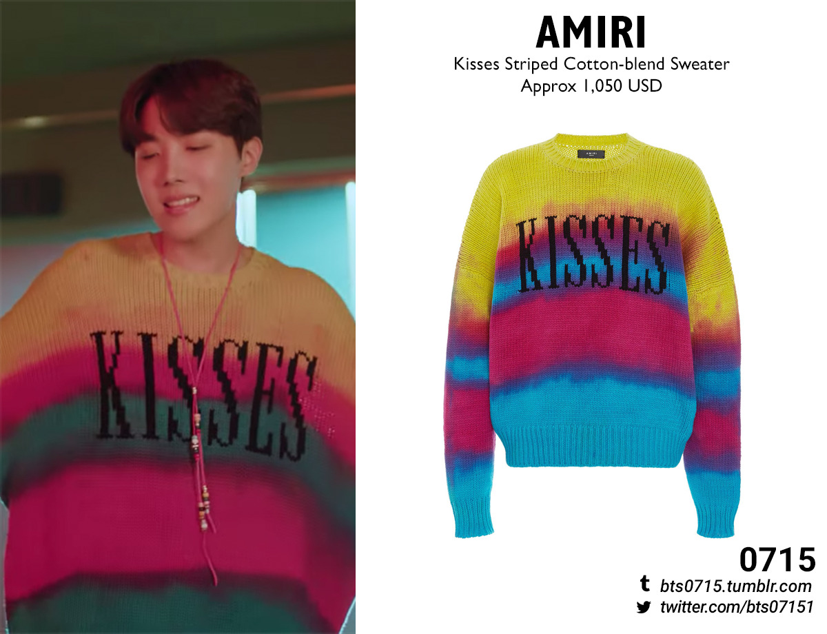 J-Hope Fansign Style - Tiger Head Flower Embroidery Sweater