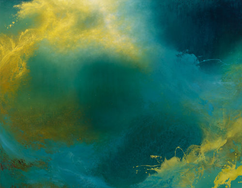 itscolossal:Artist Samantha Keely Smith Explores Powerful Collisions of Dark and Light in Her Abst