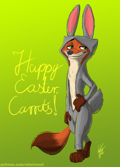 kulkumshappyplace: robcivecat: Happy Early Easter to everyone! *Snickersnort* Hope that paint is edi