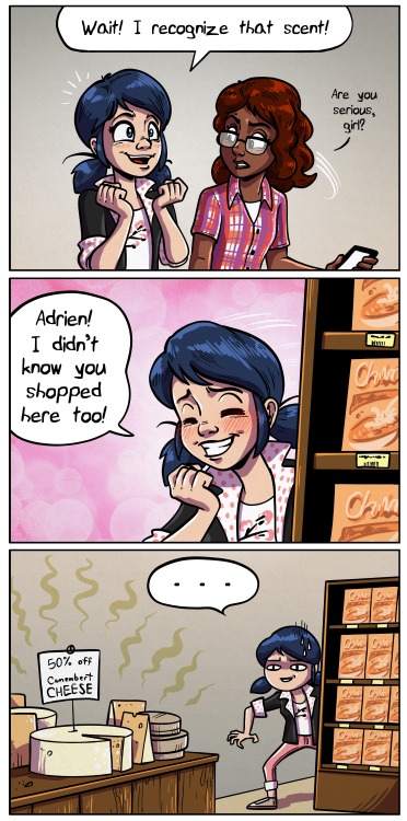 adobsonartworks: Marinette, that’s not Adrien’s scent you’re smelling all the time