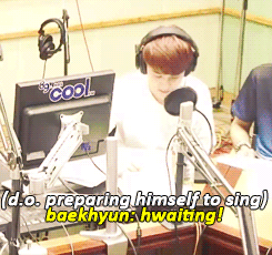baekhyu-n:  it all started with baekhyun cheering for kyungsoo…. 