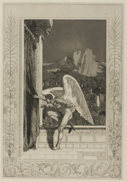 Max Klinger (German, 1857-1920), Amor Kommend (Cupid’s Arrival), Plate 4 From