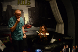 villegas-news:  Pictures of Jasmine’s live interview at 101.5