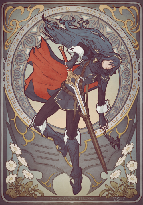 swade-art:  “Fire Emblem: Awakening - Lucina" - Scott “Swade” Wade - 2014 Really had fun with this one; it started as something I was going to do over a few days for a small digital zine on tumblr.  But a few days turned into a few weeks