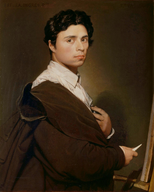 Self-Portrait at Age 24, Jean-Auguste-Dominique Ingres, 1804