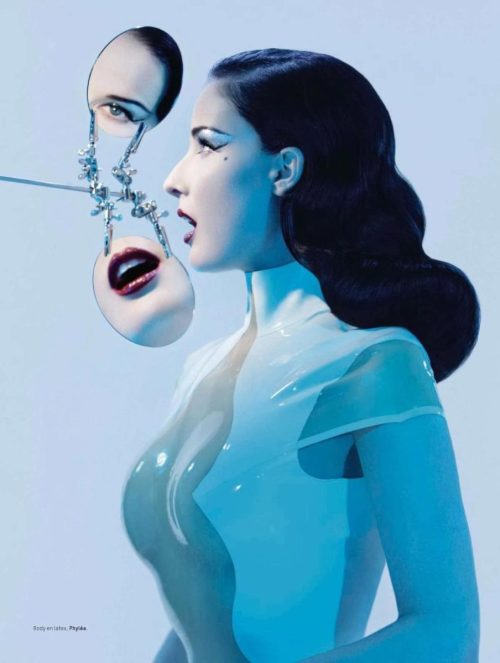 Les Beehive – New Dita Von Teese Editorials