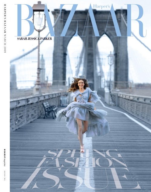 FASHION ICON Sarah Jessica Parker (in Chanel prêt-à-porter) by Peter Lindbergh for Harper&rsquo;s B