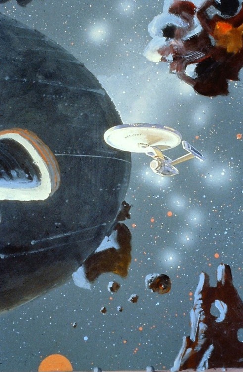 startrekstuff:  Concept art for Star Trek: The Motion Picture by Robert McCall.
