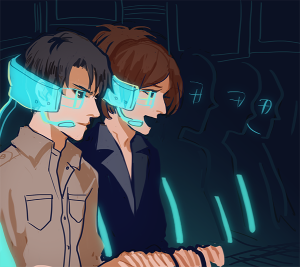 ipoophere:  Modern AU where everything is digitalized and stored in an enormous computer