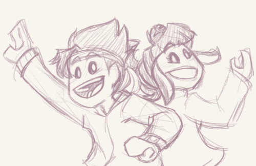 MK and Mei!I wonder if I should sketch dump…