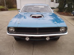 bigboppa01:  3000 mile, one owner cuda, all at drag strip, # matching