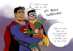 drawingpankake: Bruce didn’t knew what hit him lmao A bonus: 