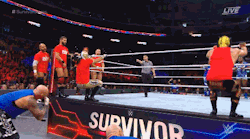 machomanwrestlinghistory:  18/11/2018 - Survivor Series Kickoff:Team SmackDown def. Team Raw