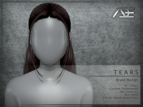 NEW HAIRSTYLES FOR SIMS 4 AT THESIMSRESOURCE!!!Hairstyles: TearsHairstyle (Style 1) TearsHairsty