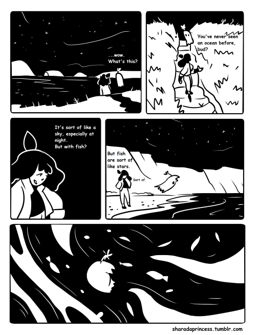 sharadaprincess:I made up a challenge for myself and my boyfriend - I drew 5 pages of a comic, with 