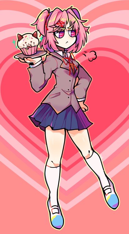 blushily:Natsuki commission for my friend