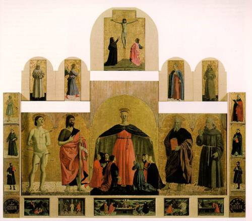 Polyptych of the Misericordia, 1462, Piero della FrancescaMedium: oil,panel,tempera