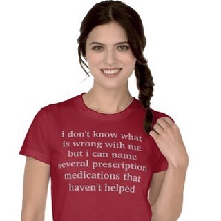 chronicillnesscat:[girl wearing a red shirt that reads “i don’t know what is wrong with me but i can