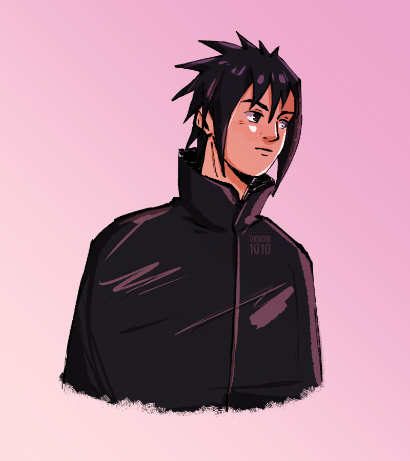 Drew a Sasuke for @pain-somnia‘s b’day today! ?