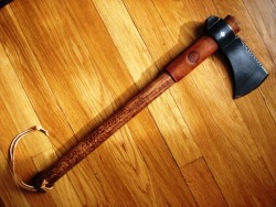 Gunsknivesgear:  Tomahawk. A Great Camp Axe, With A Hammer Poll For Pounding Stakes.
