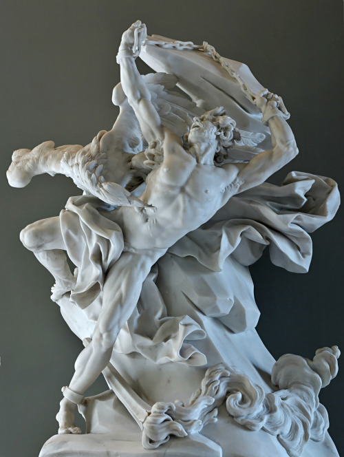 hadrian6:Prometheus Bound. 1762.   Nicolas Sebastien Adam. French 1705-1778. marble.  Louvre.   http