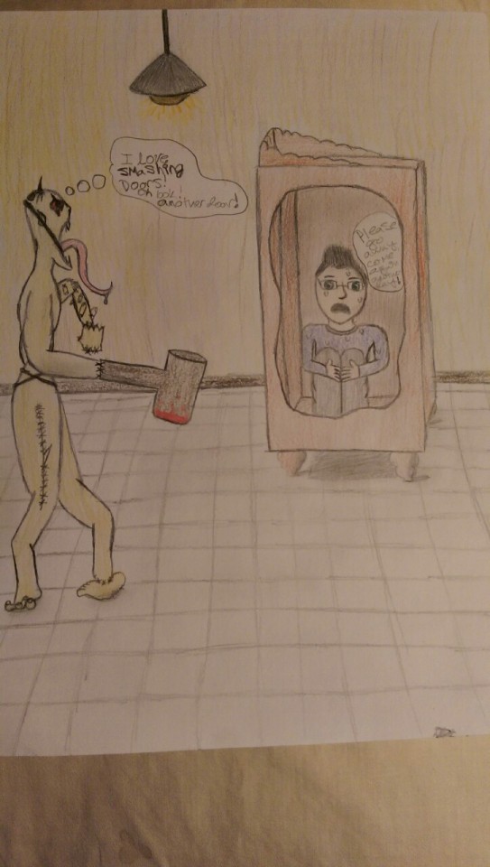 Markiplier Hiding In A Closet From A Monster Who Just Looooves To Break Down Doors!