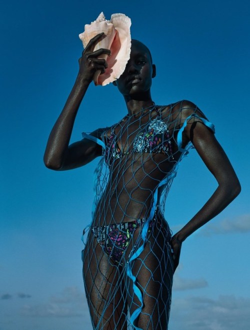 fashiontlk: Grace Bol ‘Sous Le Soleil Des Tropiques’ by Txema Yeste | Numéro #183, May 2017