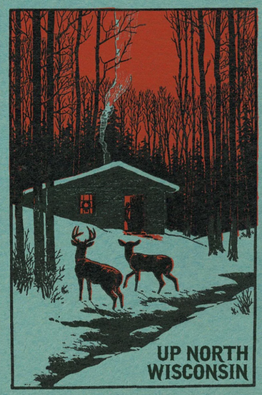 Up North Wisconsin "A Region For All Seasons" Hunting, Fishing, Camping Travel Guidebook.