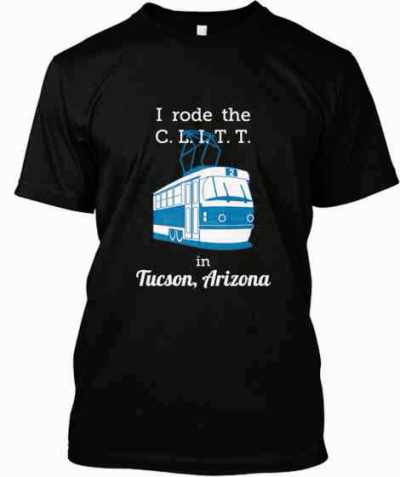 subject13fringe:  pickmansmodels:  subject13fringe:  Tucson Arizona. The city where our brand new street car system’s official name is the C.L.I.T.T.  This might be the best thing I’ve ever read.  I shit you not, they’re even selling t-shirts 