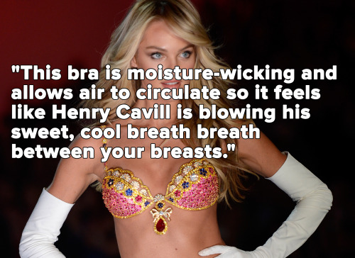 smartgirlsattheparty:  bookoisseur:  micdotcom:  We completely agree with this Tumblr post that points out how weird it is that bra commercials are aimed at straight men. If bras were actually marketed and made with women in mind, the ads would sound