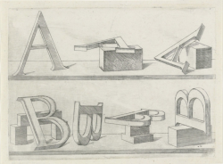 desimonewayland: Perspectiva Literaria, 1567  Mathis Zündt (after  Hans Lencker 1523-1585) - etching Fondation Custodia / Collection Frits Lugt 