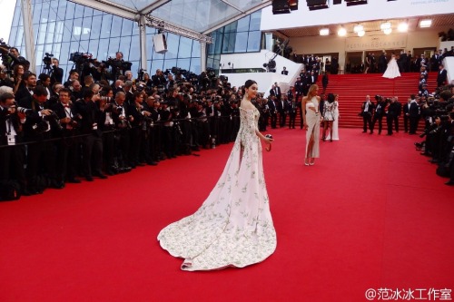 fuckyeahchinesefashion:  Fan Bingbing wearing Ralph&Russo and Chopard in Cannes. 范冰冰工作室