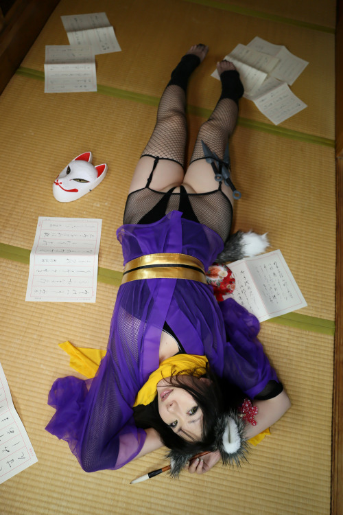 Cute Cosplay Girl Higurashi Rin (Kitsune-Chan) 1-49