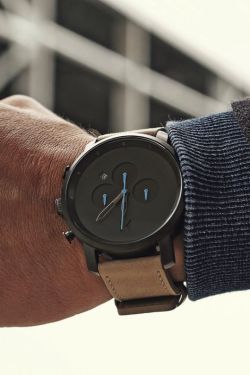 themanliness:  The Black Chrono from MVMT Watches. Check out all the models on their website. Click the link and use the coupon “themanliness” for บ off your order! Join the MVMT 