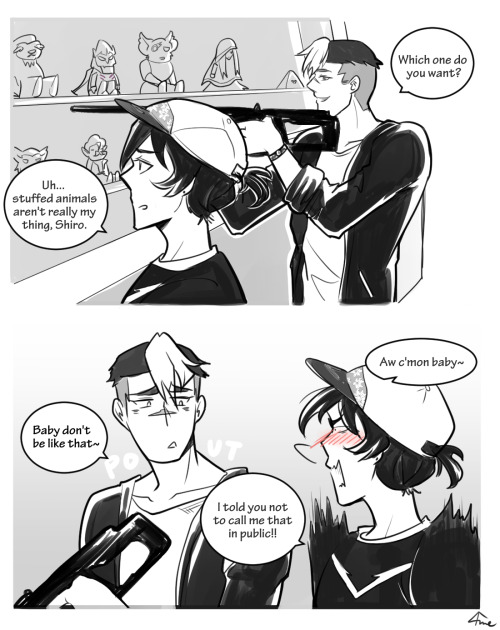 amegafuru: Day 01: Date // They go on an embarrassing carnival date For Sheith Week on twitter~ 