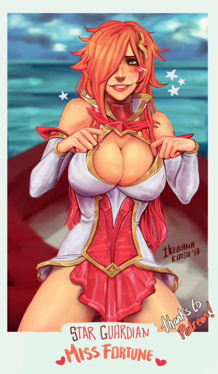   ◕    ◕    ◕  Star Guardian Miss Fortune   ◕    ◕    ◕  I’m planning to live on my own for January! So I would love if you decide to support my art through Patreon! 1$ is enough to have acccess to the feed ^_^Extra versions are available