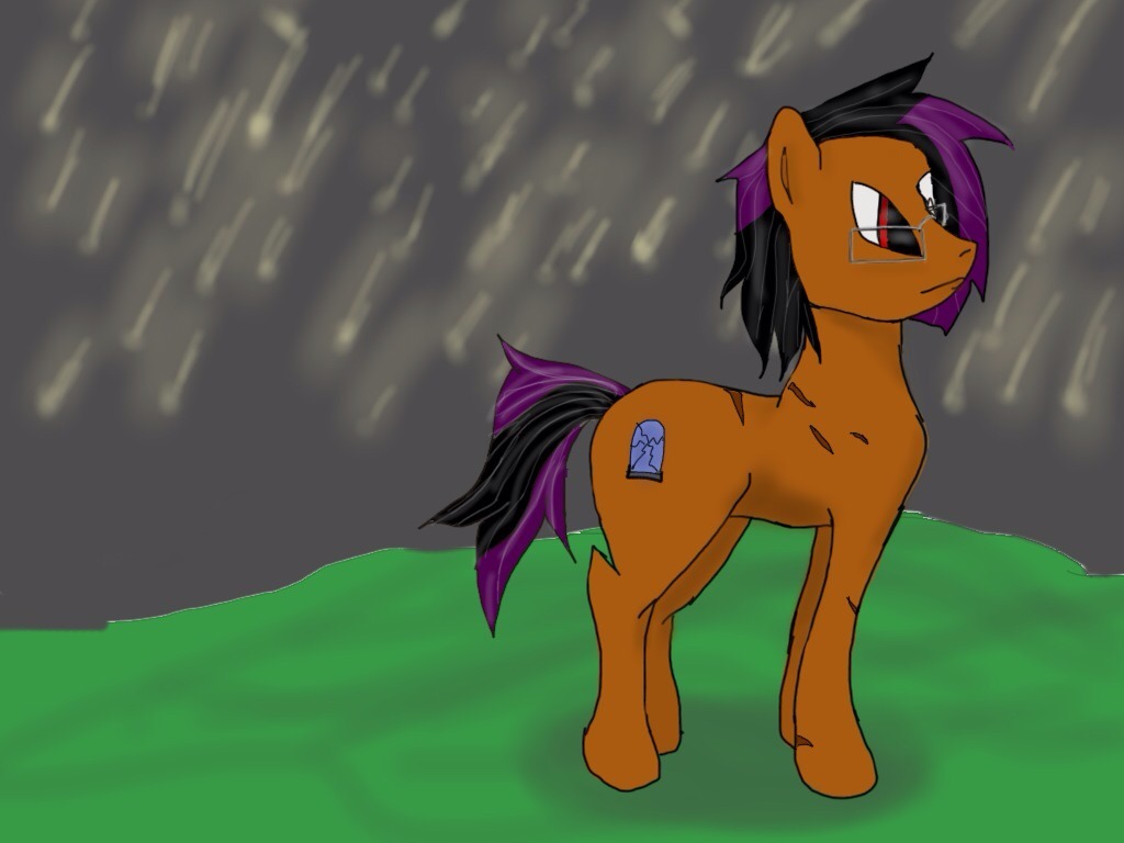 Well I drew this, bloodvien enjoying a lovely night&hellip;.alone